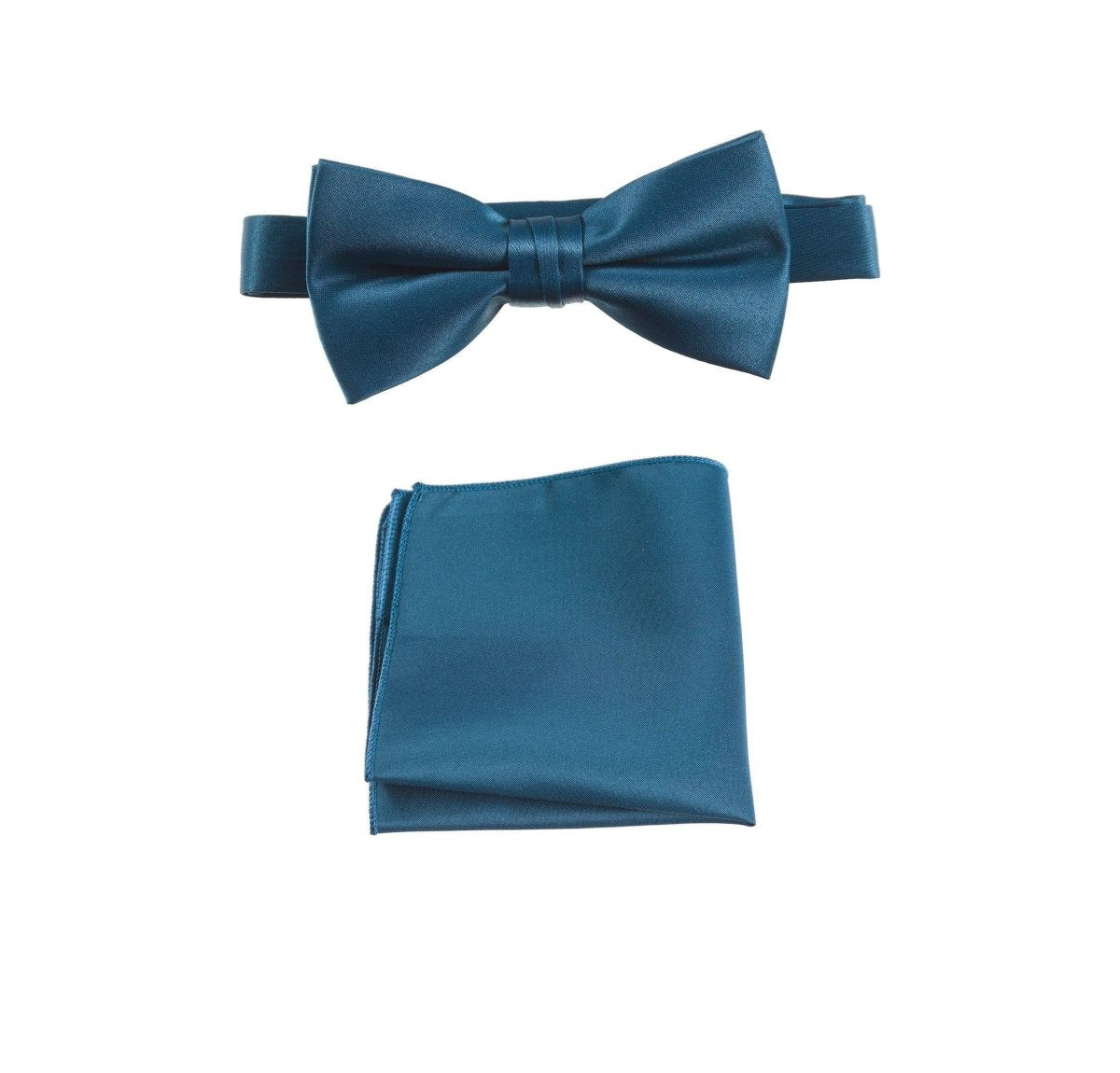 Pre-tied Bow Tie and Pocket Square Handkerchief Sets - Tuxgear