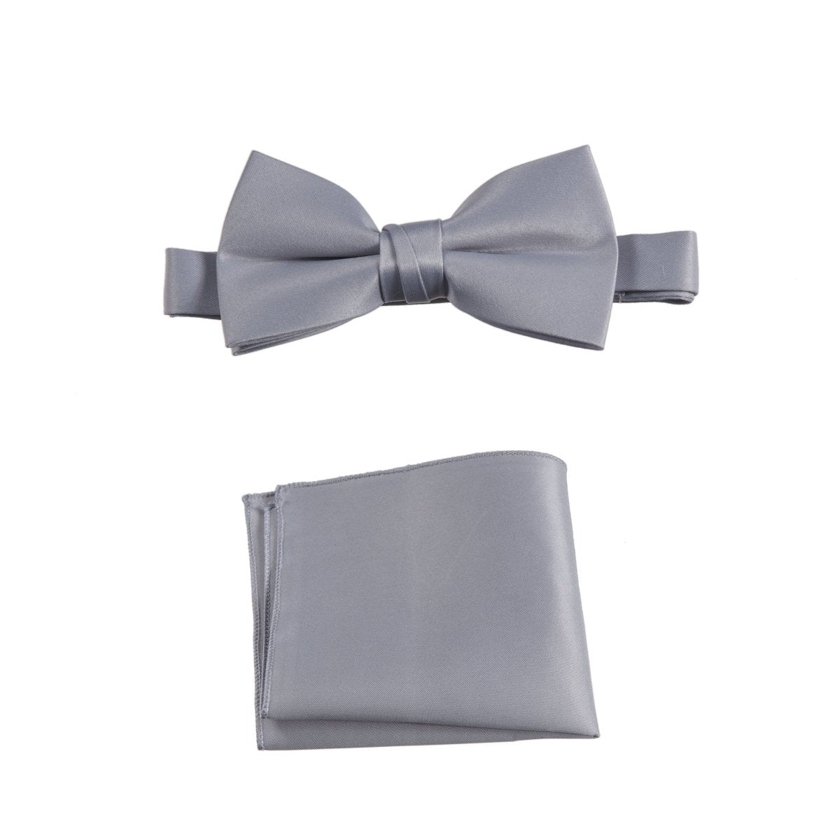 Pre-tied Bow Tie and Pocket Square Handkerchief Sets - Tuxgear