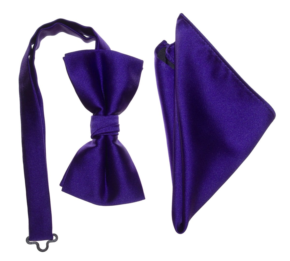 Pre-tied Bow Tie and Pocket Square Handkerchief Sets - Tuxgear