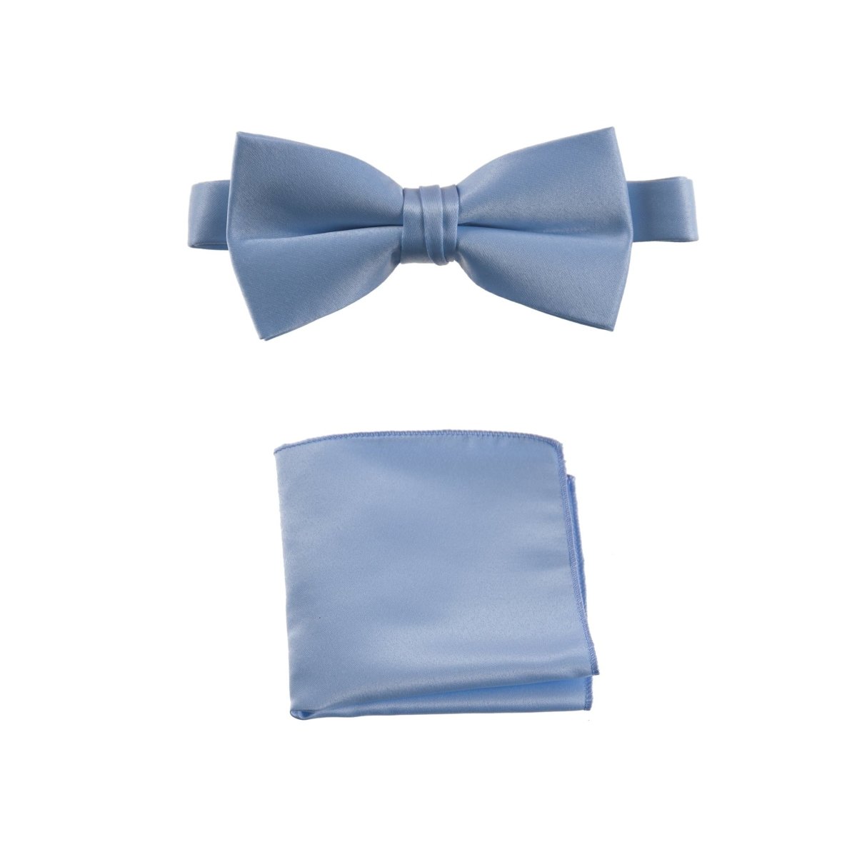 Pre-tied Bow Tie and Pocket Square Handkerchief Sets 