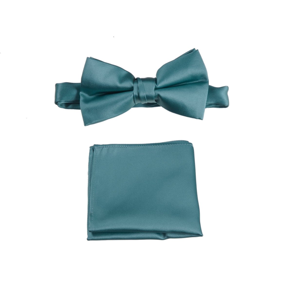 Pre-tied Bow Tie and Pocket Square Handkerchief Sets - Tuxgear