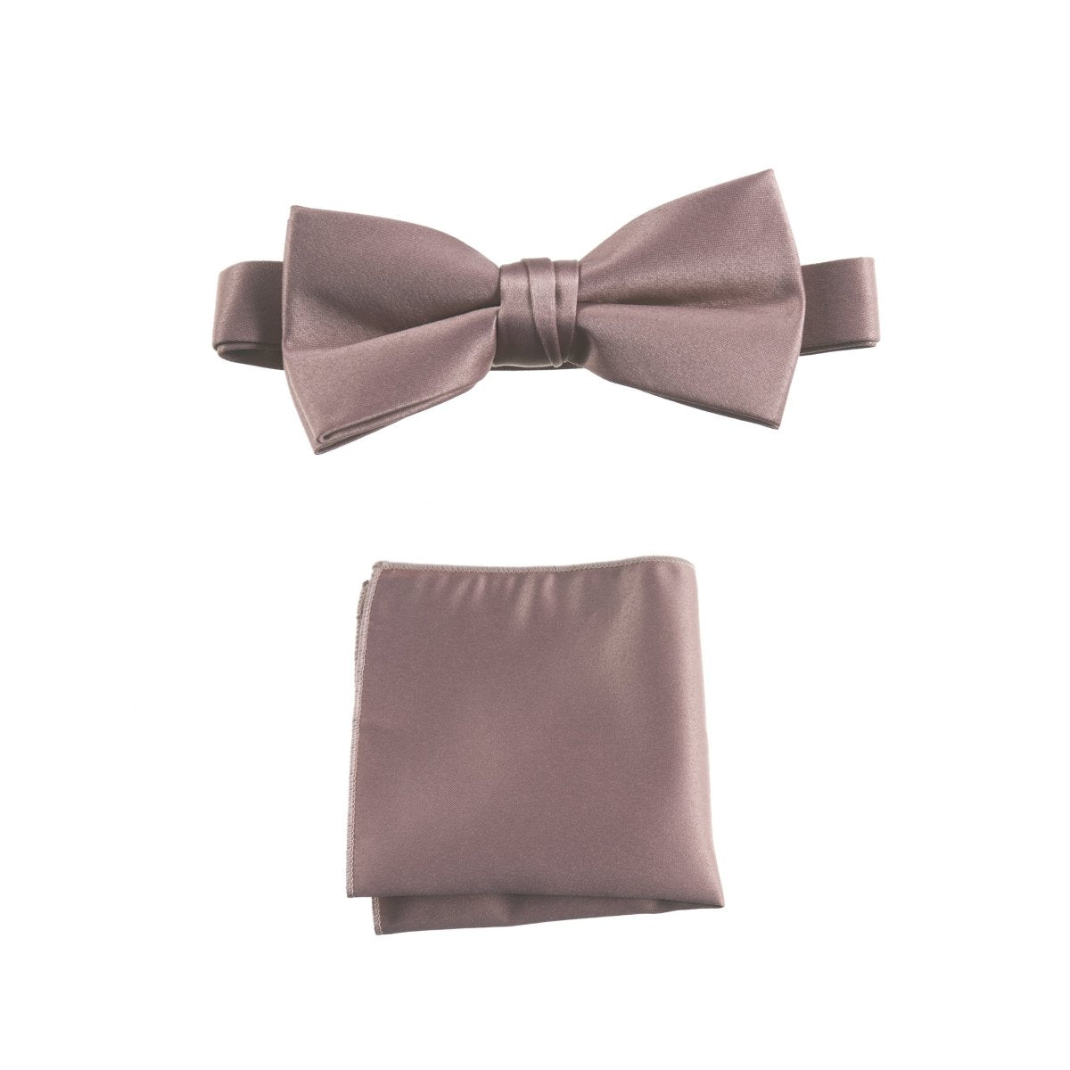 Pre-tied Bow Tie and Pocket Square Handkerchief Sets 