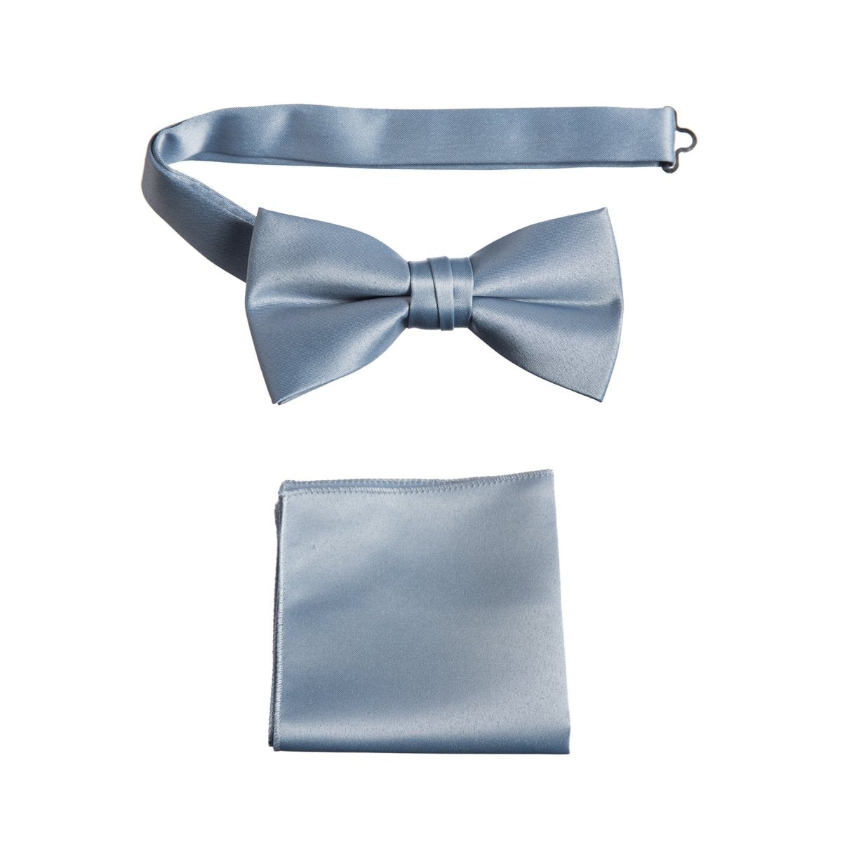 Pre-tied Bow Tie and Pocket Square Handkerchief Sets 