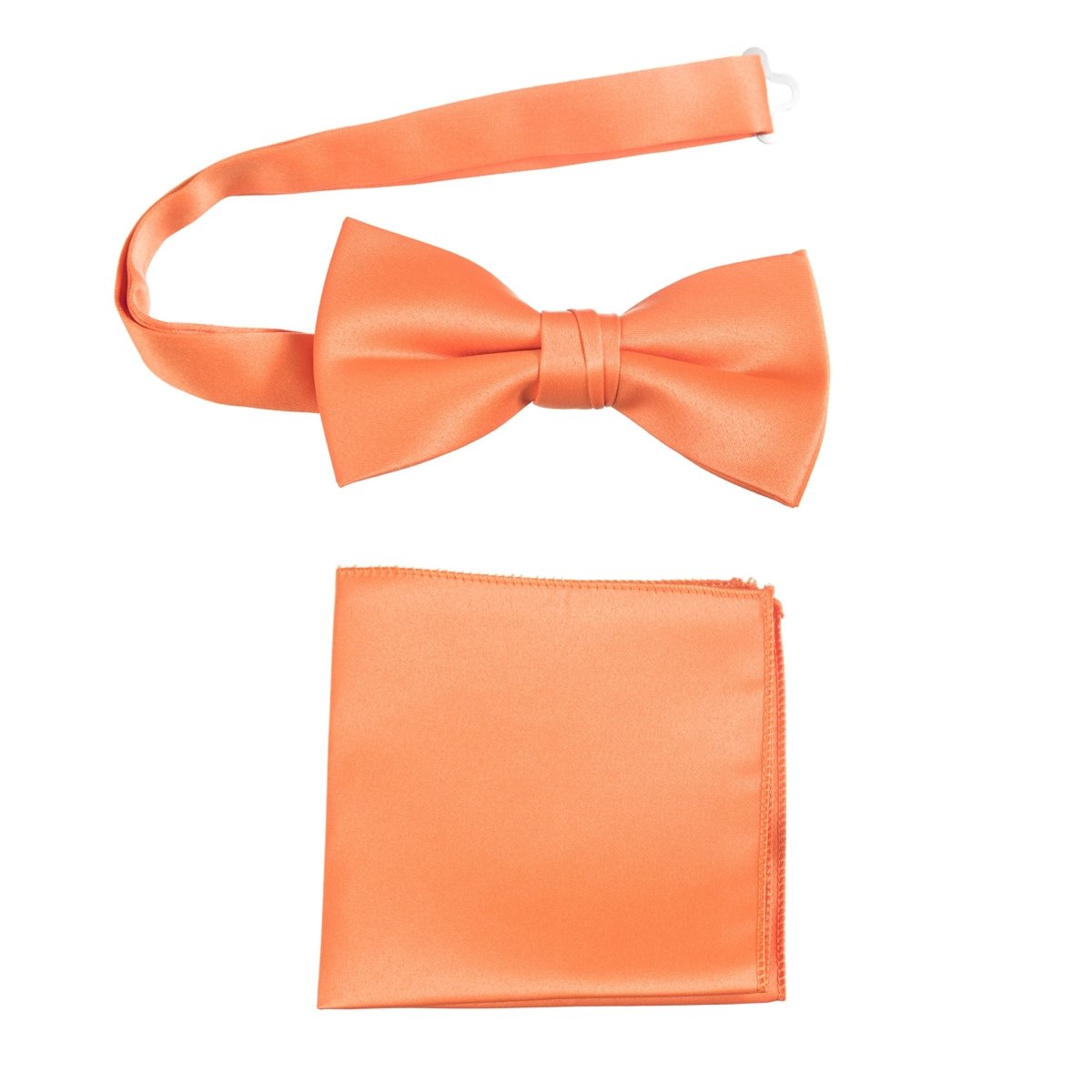 Pre-tied Bow Tie and Pocket Square Handkerchief Sets - Tuxgear