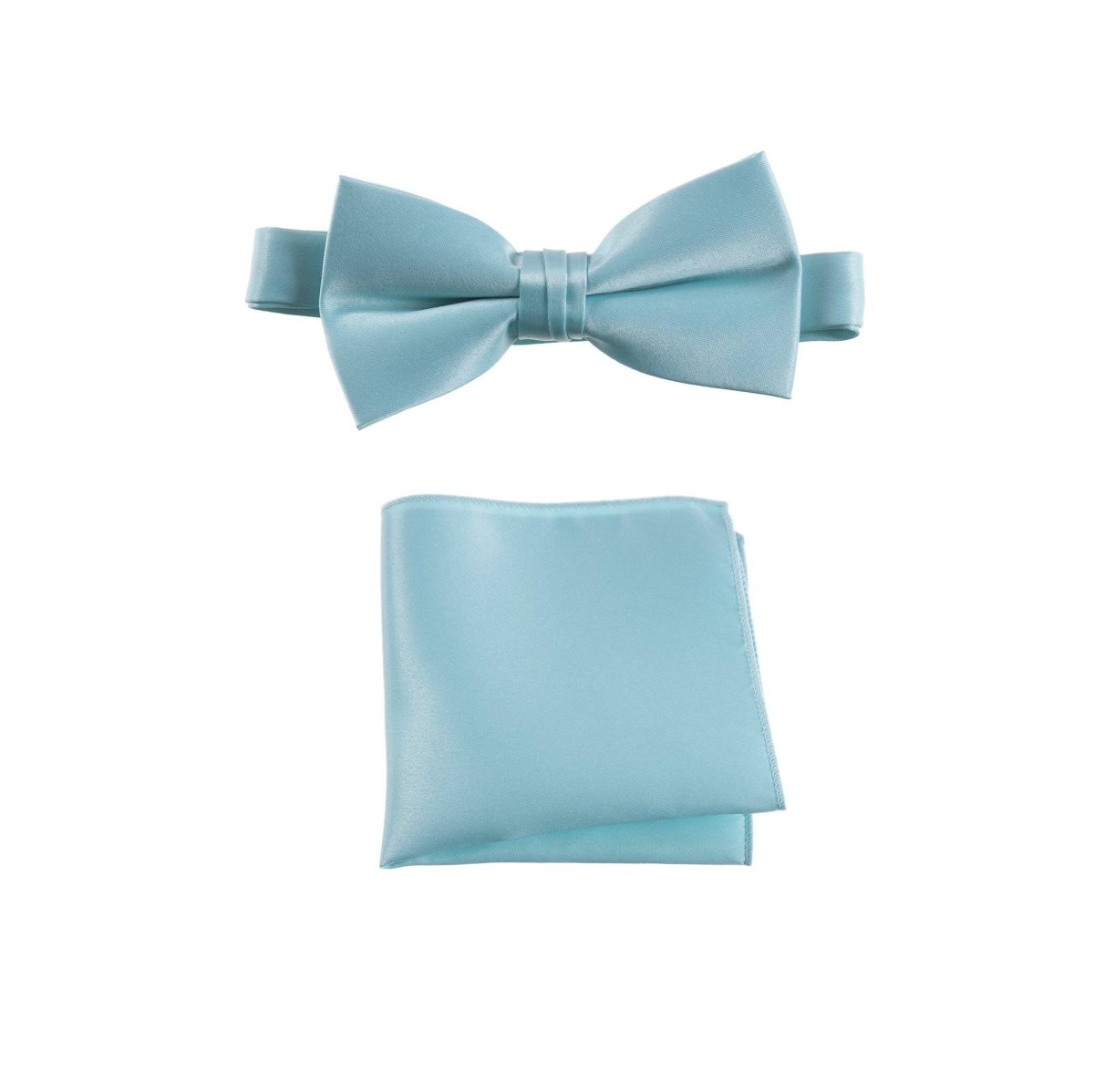 Pre-tied Bow Tie and Pocket Square Handkerchief Sets - Tuxgear