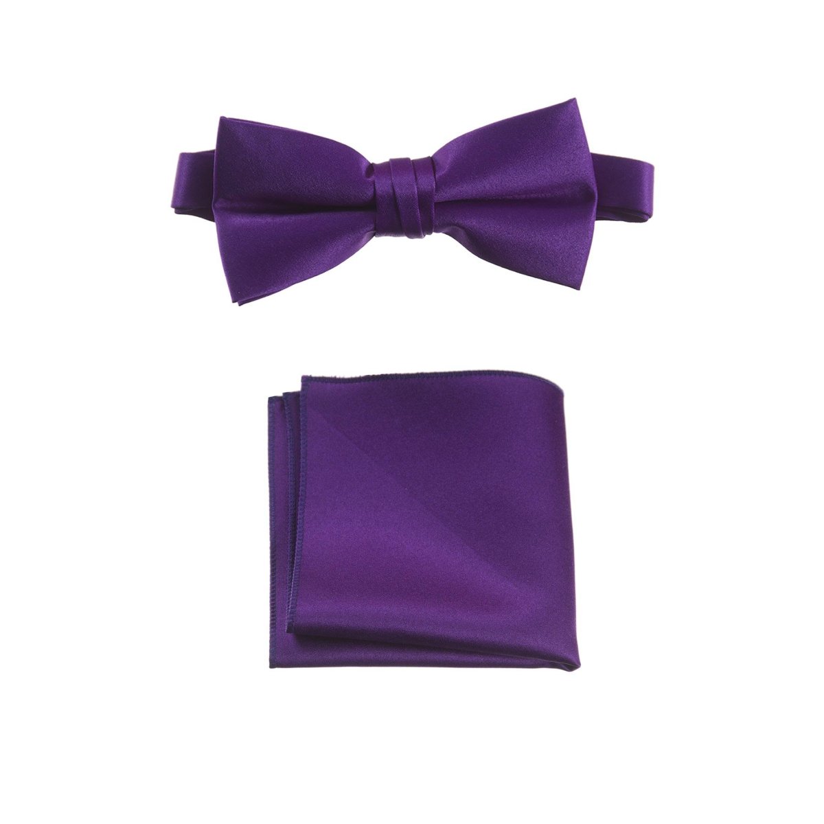 Pre-tied Bow Tie and Pocket Square Handkerchief Sets - Tuxgear