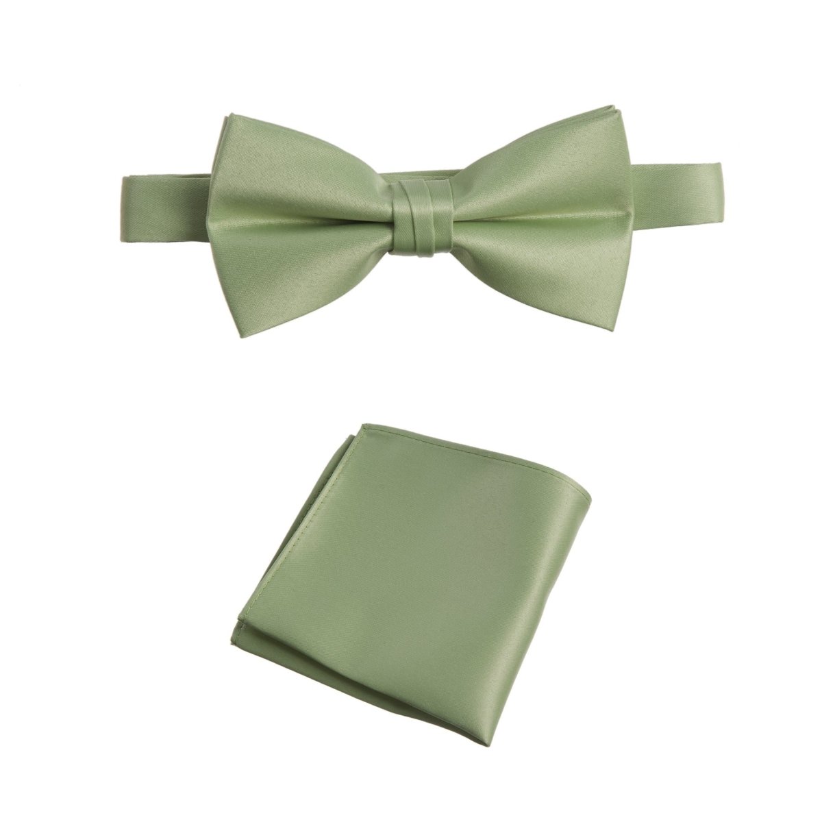 Pre-tied Bow Tie and Pocket Square Handkerchief Sets - Tuxgear