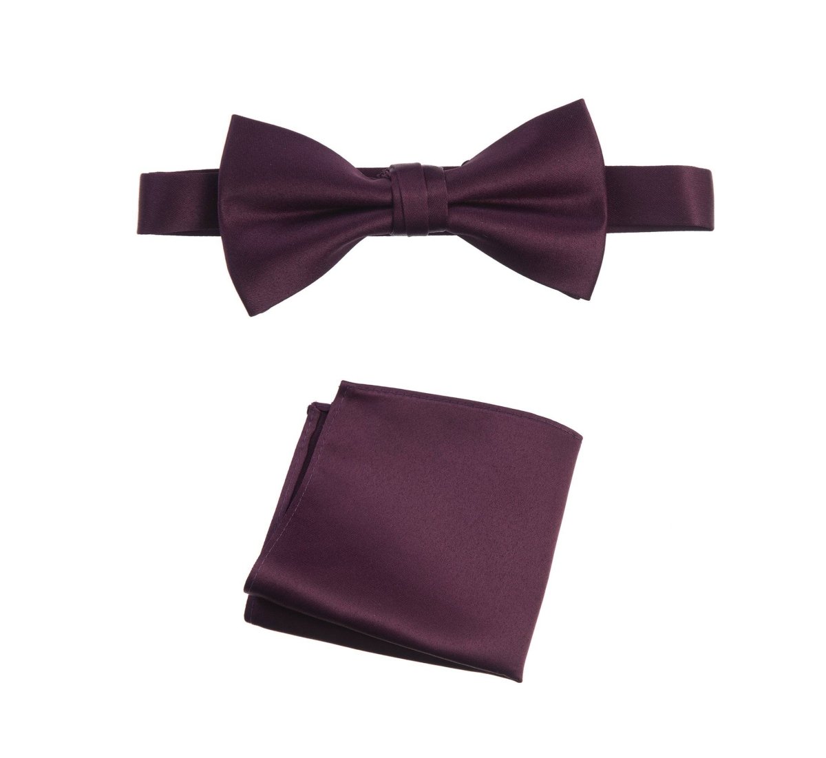 Pre-tied Bow Tie and Pocket Square Handkerchief Sets - Tuxgear