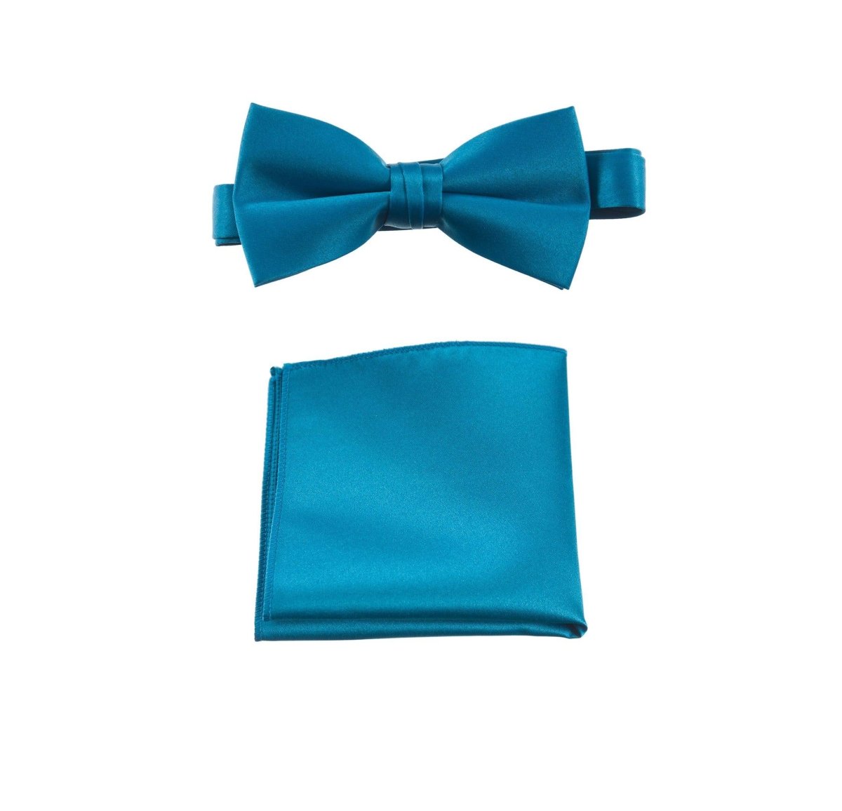 Pre-tied Bow Tie and Pocket Square Handkerchief Sets - Tuxgear