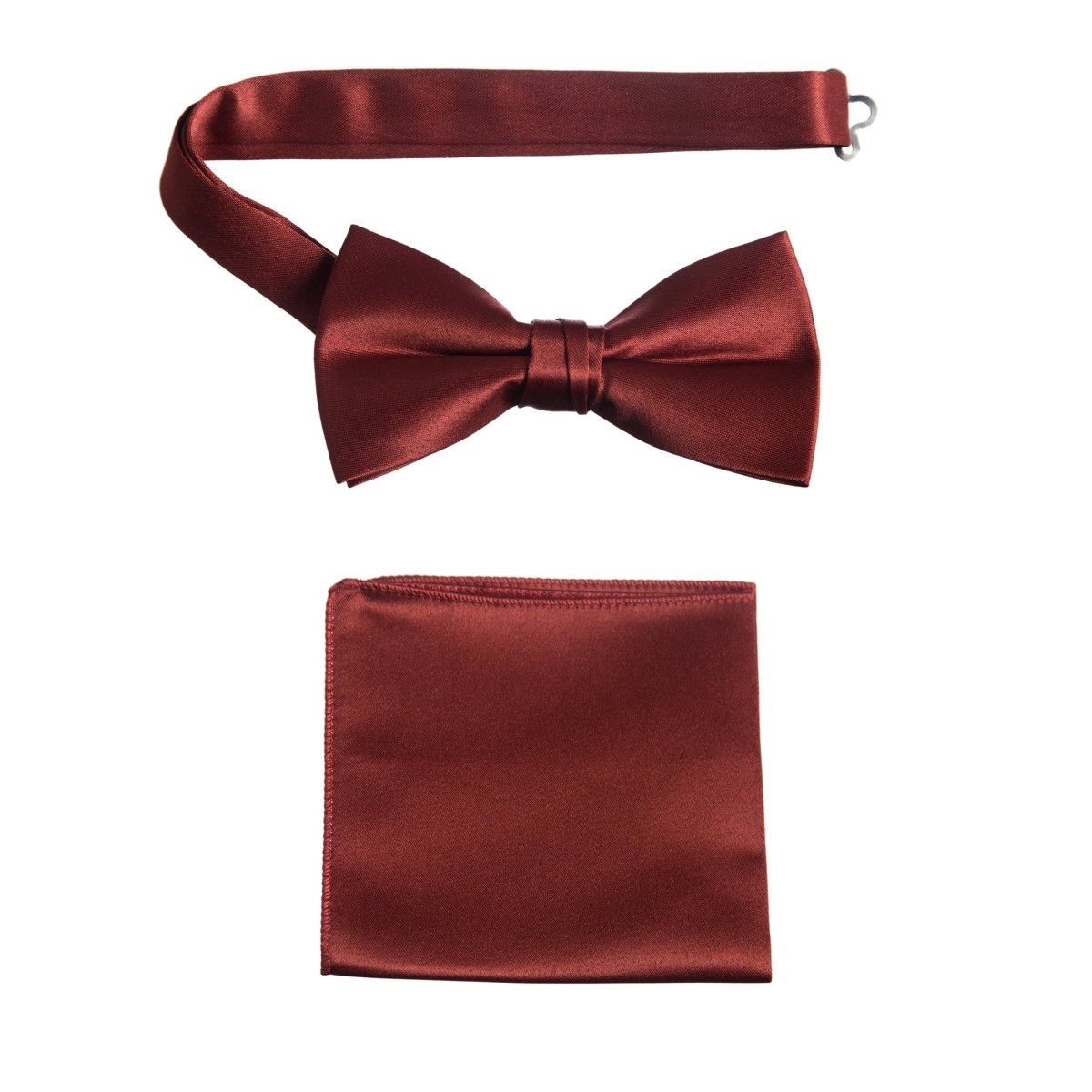 Pre-tied Bow Tie and Pocket Square Handkerchief Sets - Tuxgear