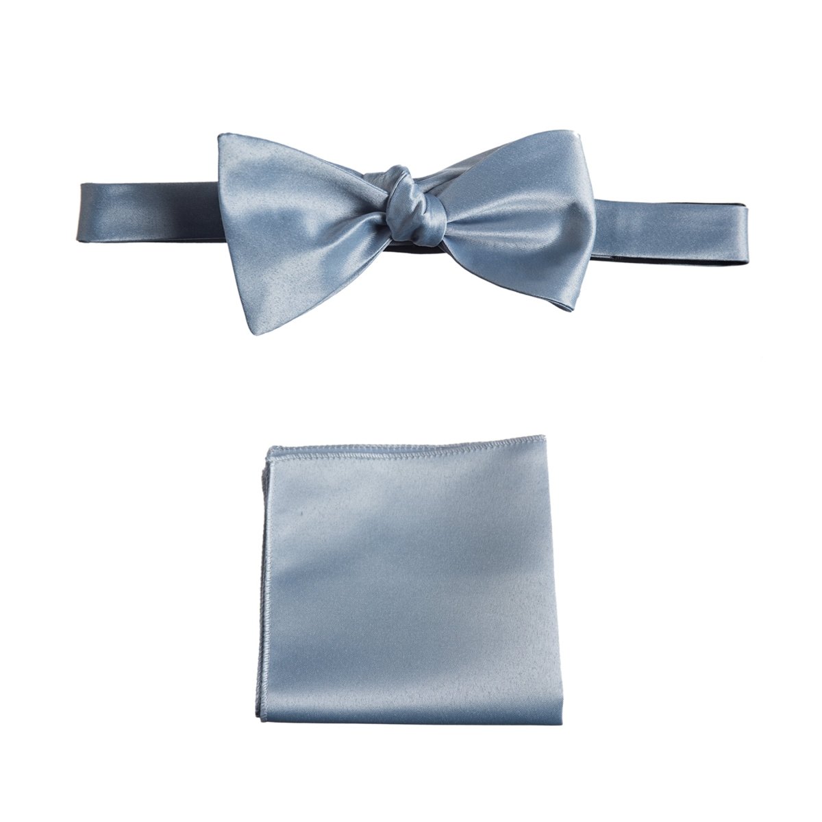 Selftie Bow Tie and Pocket Square Handkerchief Set 