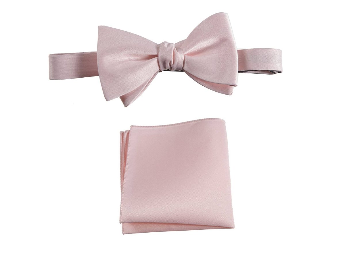 Selftie Bow Tie and Pocket Square Handkerchief Set - Tuxgear