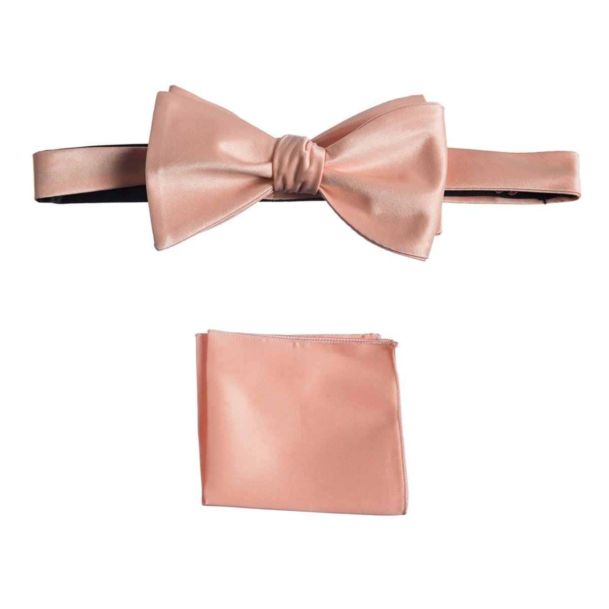 Selftie Bow Tie and Pocket Square Handkerchief Set 