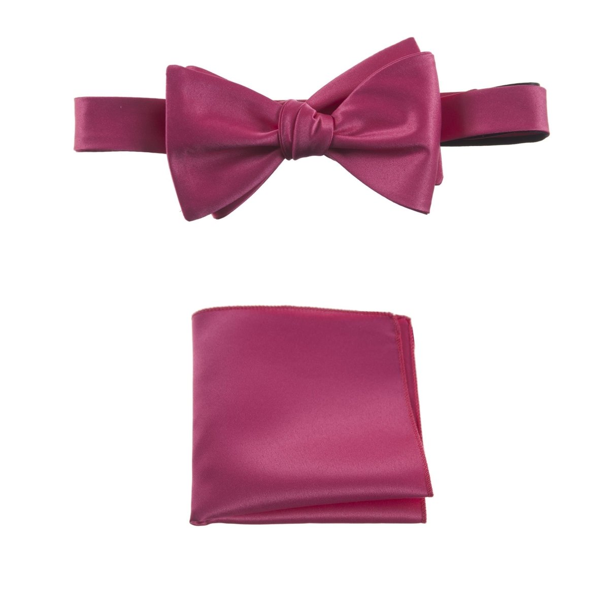 Selftie Bow Tie and Pocket Square Handkerchief Set 