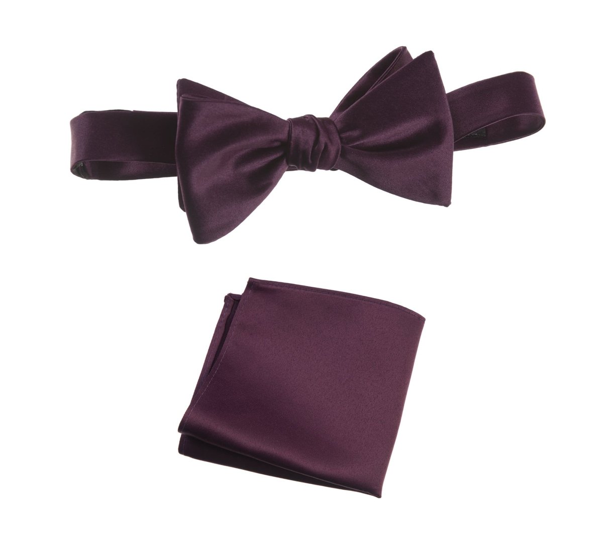 Selftie Bow Tie and Pocket Square Handkerchief Set - Tuxgear