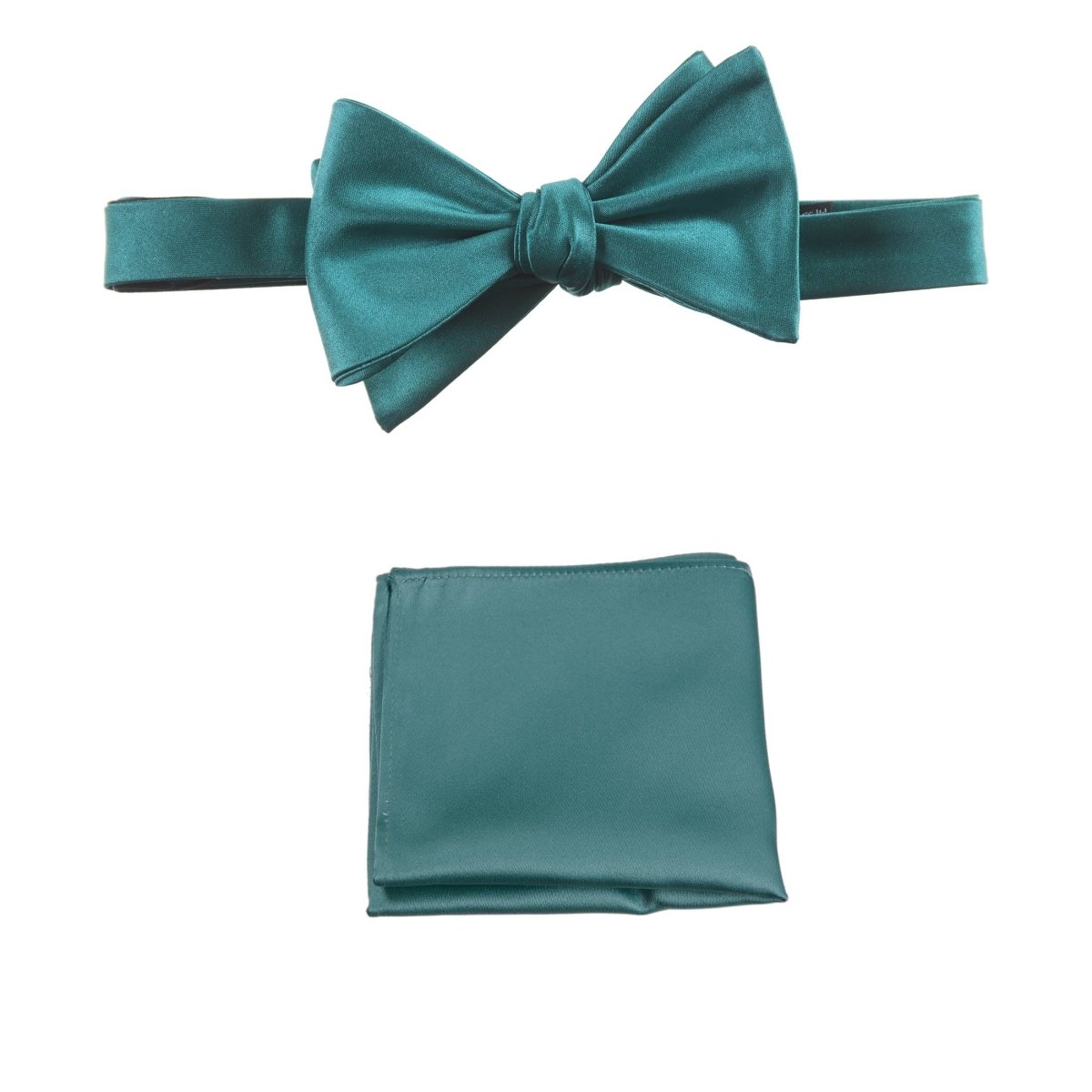 Selftie Bow Tie and Pocket Square Handkerchief Set 