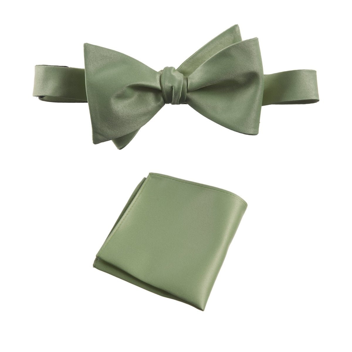 Selftie Bow Tie and Pocket Square Handkerchief Set - Tuxgear